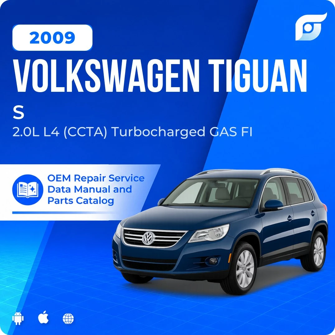 2009 Volkswagen Tiguan S - OEM Repair Service Manual