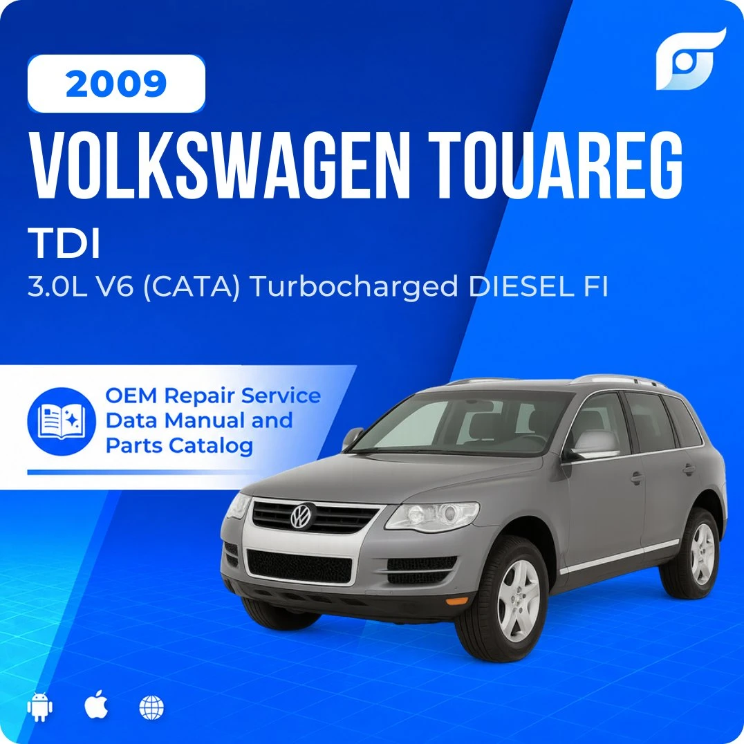 2009 Volkswagen Touareg TDI - OEM Repair Service Manual