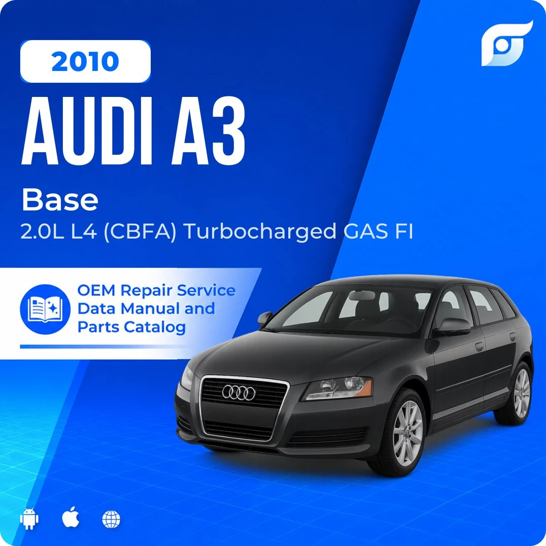 2010 Audi A3 Base - OEM Repair Service Manual