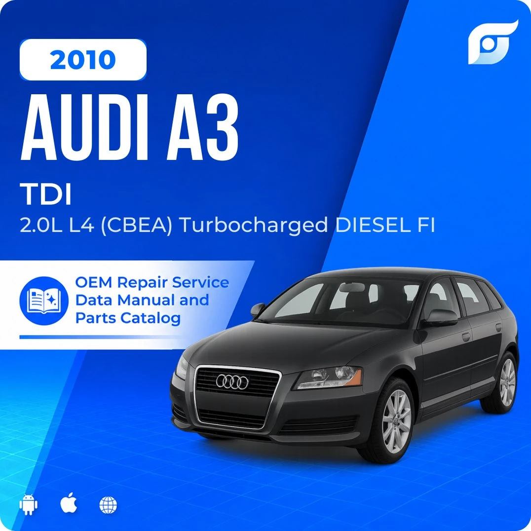 2010 Audi A3 TDI - OEM Repair Service Manual