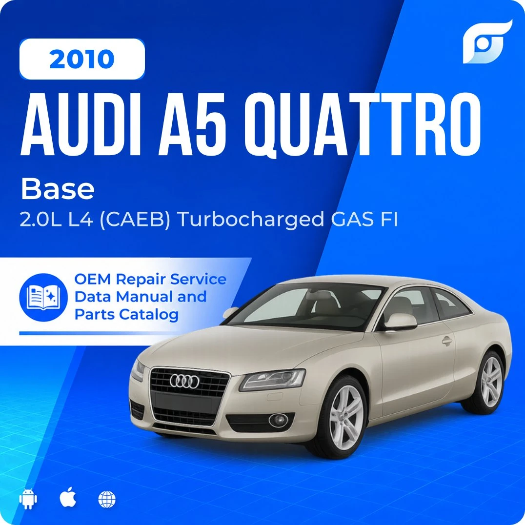 2010 Audi A5 Quattro Base - OEM Repair Service Manual