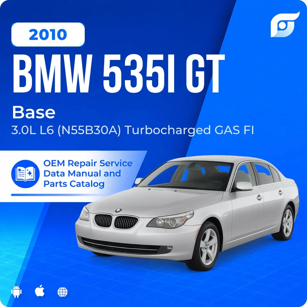 2010 BMW 535i GT Base - OEM Repair Service Manual