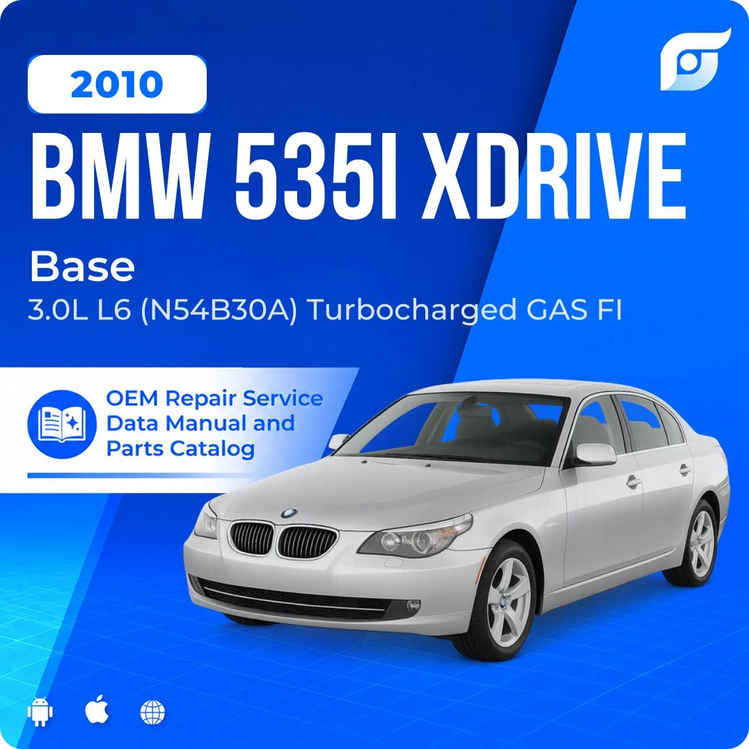 2010 BMW 535i xDrive Base - OEM Repair Service Manual