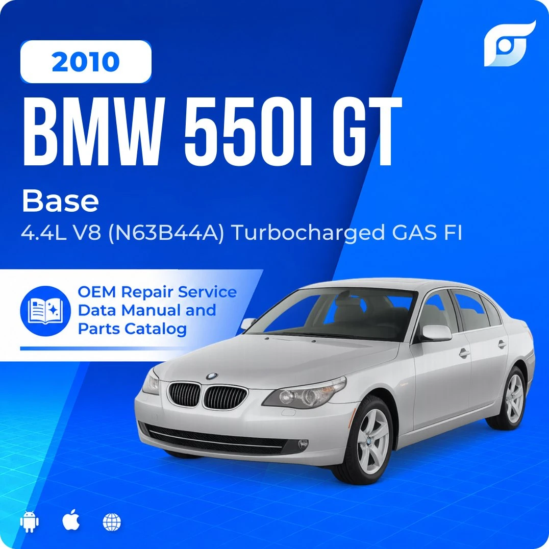 2010 BMW 550i GT Base - OEM Repair Service Manual