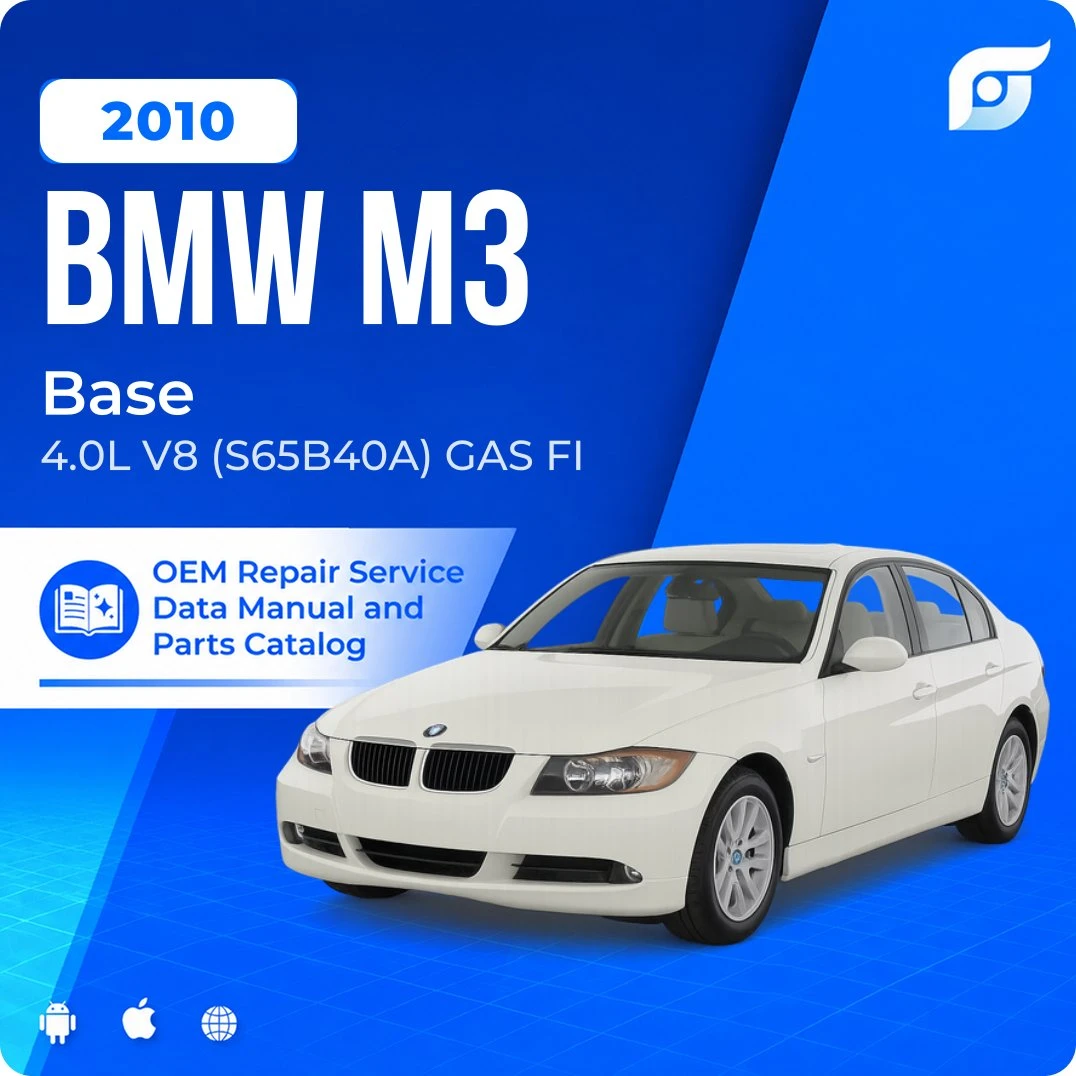 2010 BMW M3 Base - OEM Repair Service Manual