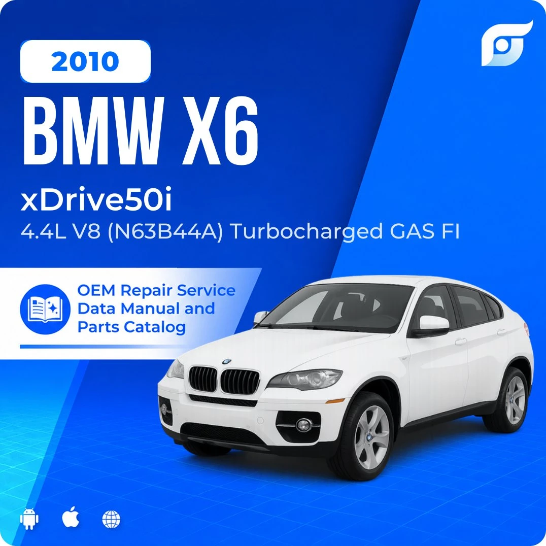 2010 BMW X6 xDrive50i - OEM Repair Service Manual