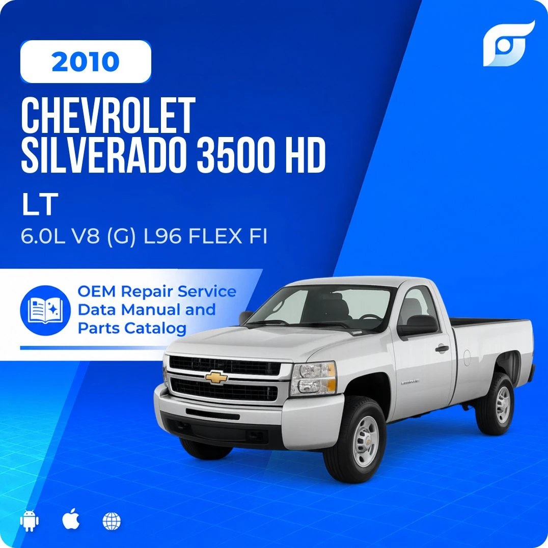 2010 Chevrolet Silverado 3500 HD LT - OEM Repair Service Manual