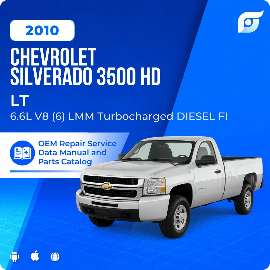 2010 Chevrolet Silverado 3500 HD LT - OEM Repair Service Manual