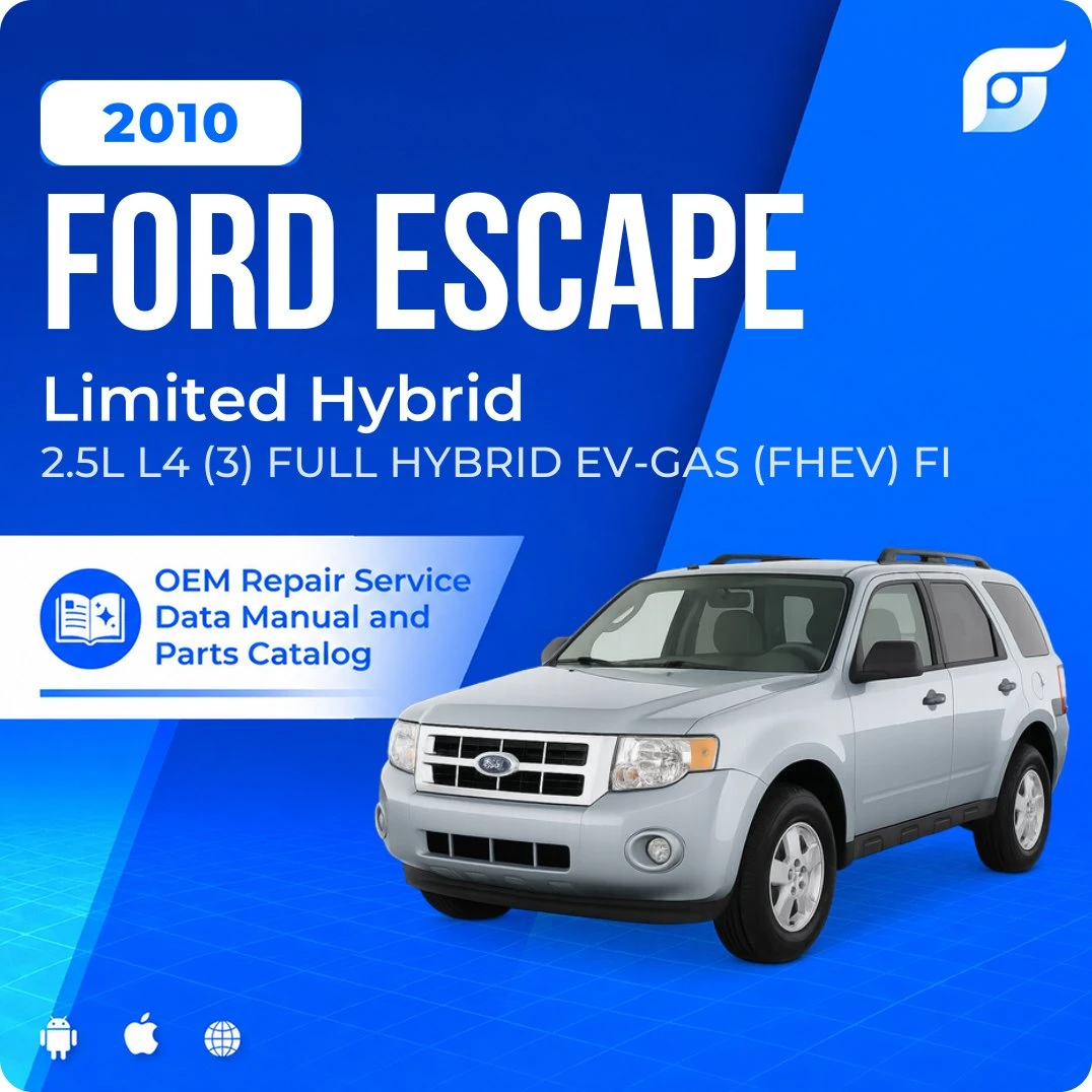 2010 Ford Escape Limited Hybrid - OEM Repair Service Manual