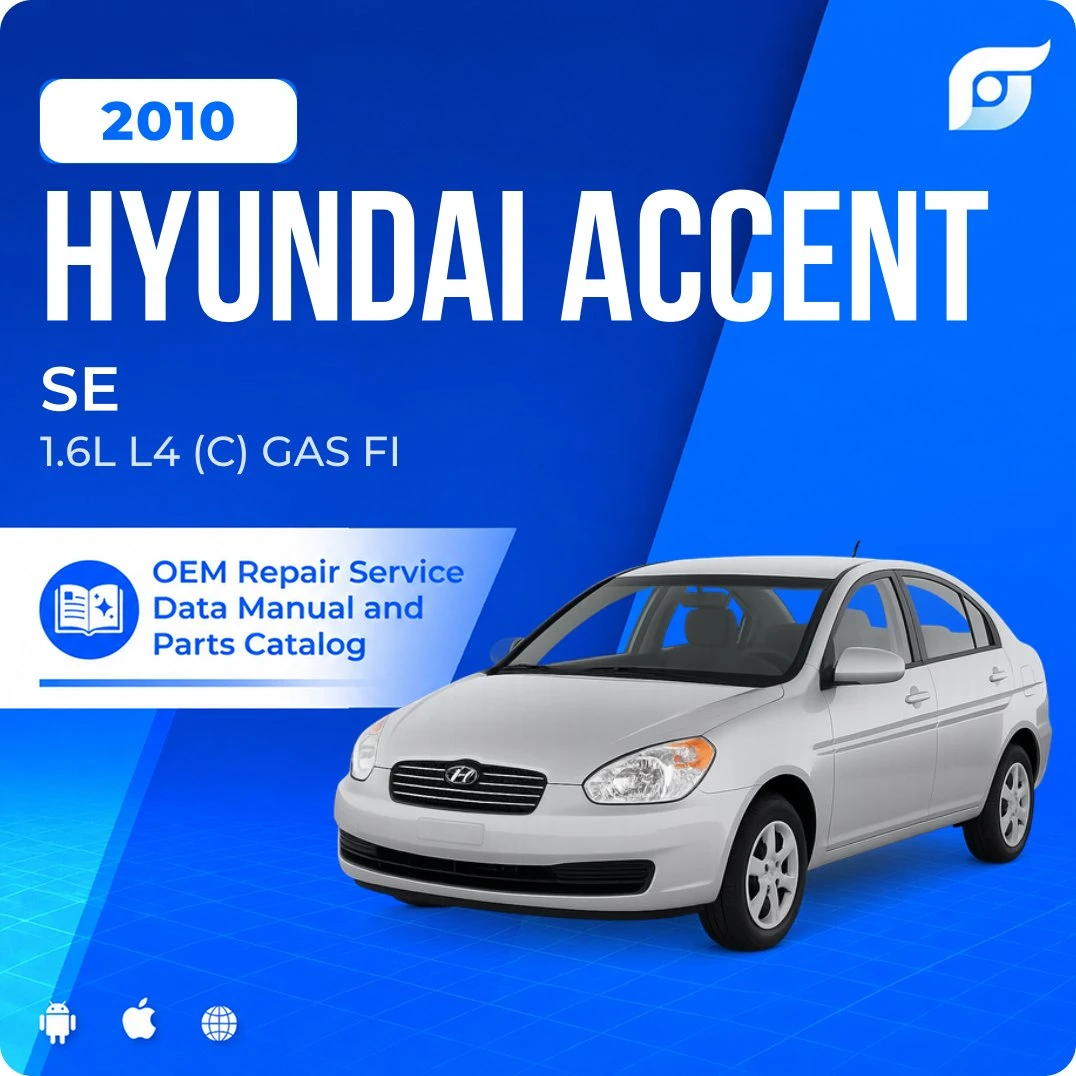 2010 Hyundai Accent SE - OEM Repair Service Manual