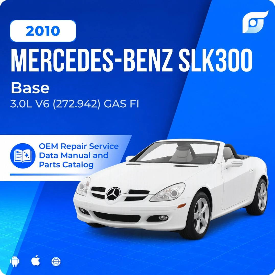 2010 Mercedes-Benz SLK300 Base - OEM Repair Service Manual