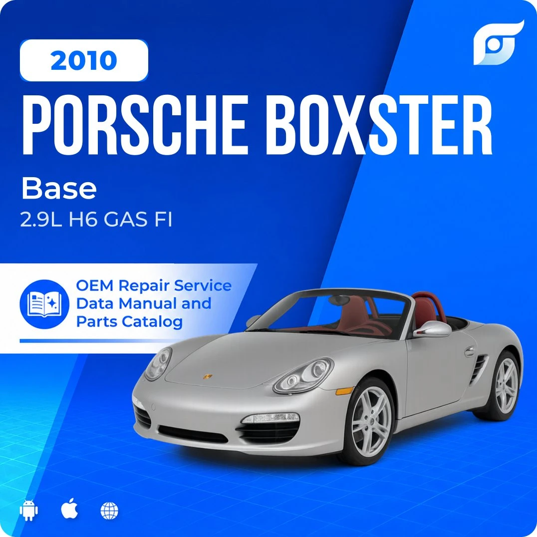 2010 Porsche Boxster Base - OEM Repair Service Manual