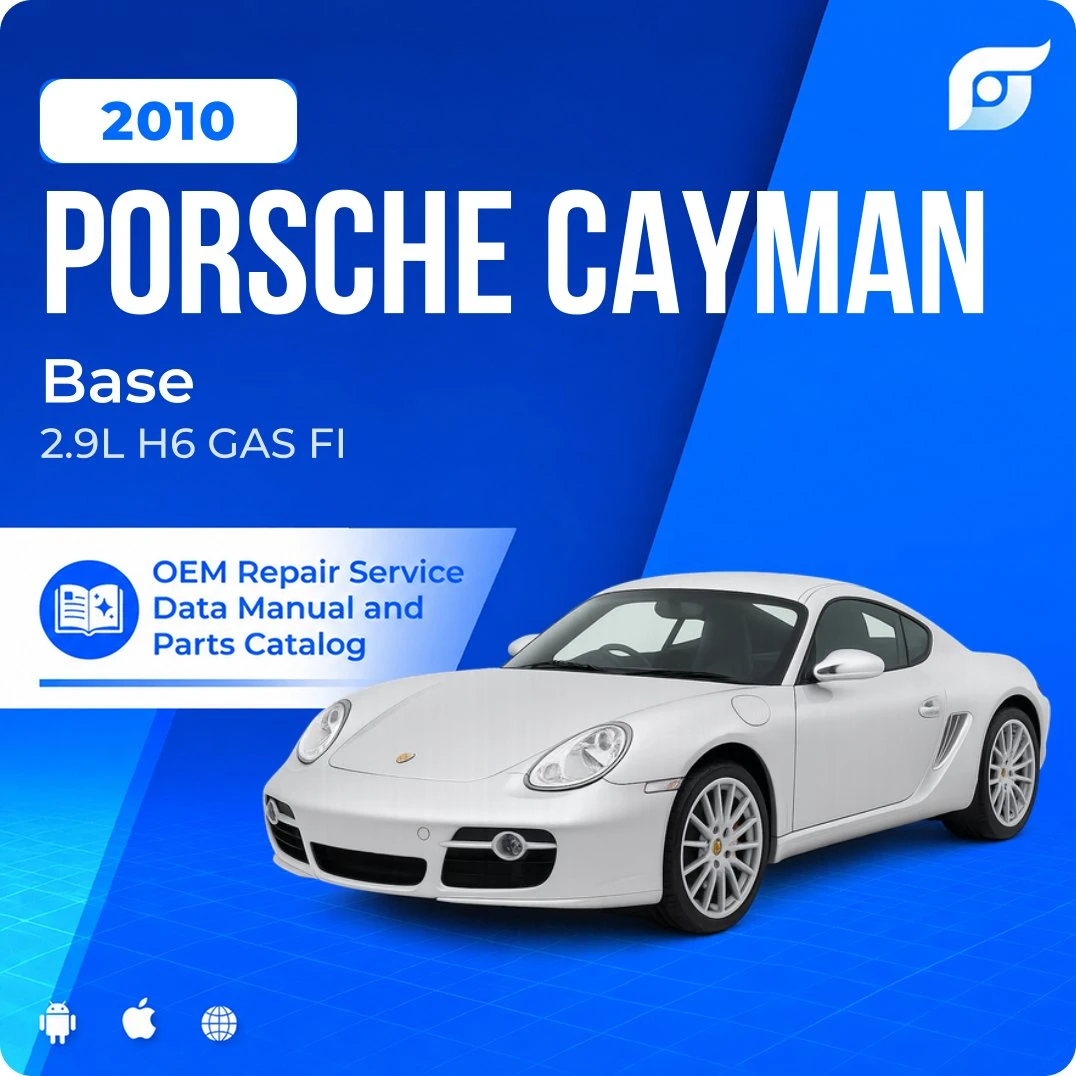 2010 Porsche Cayman Base - OEM Repair Service Manual