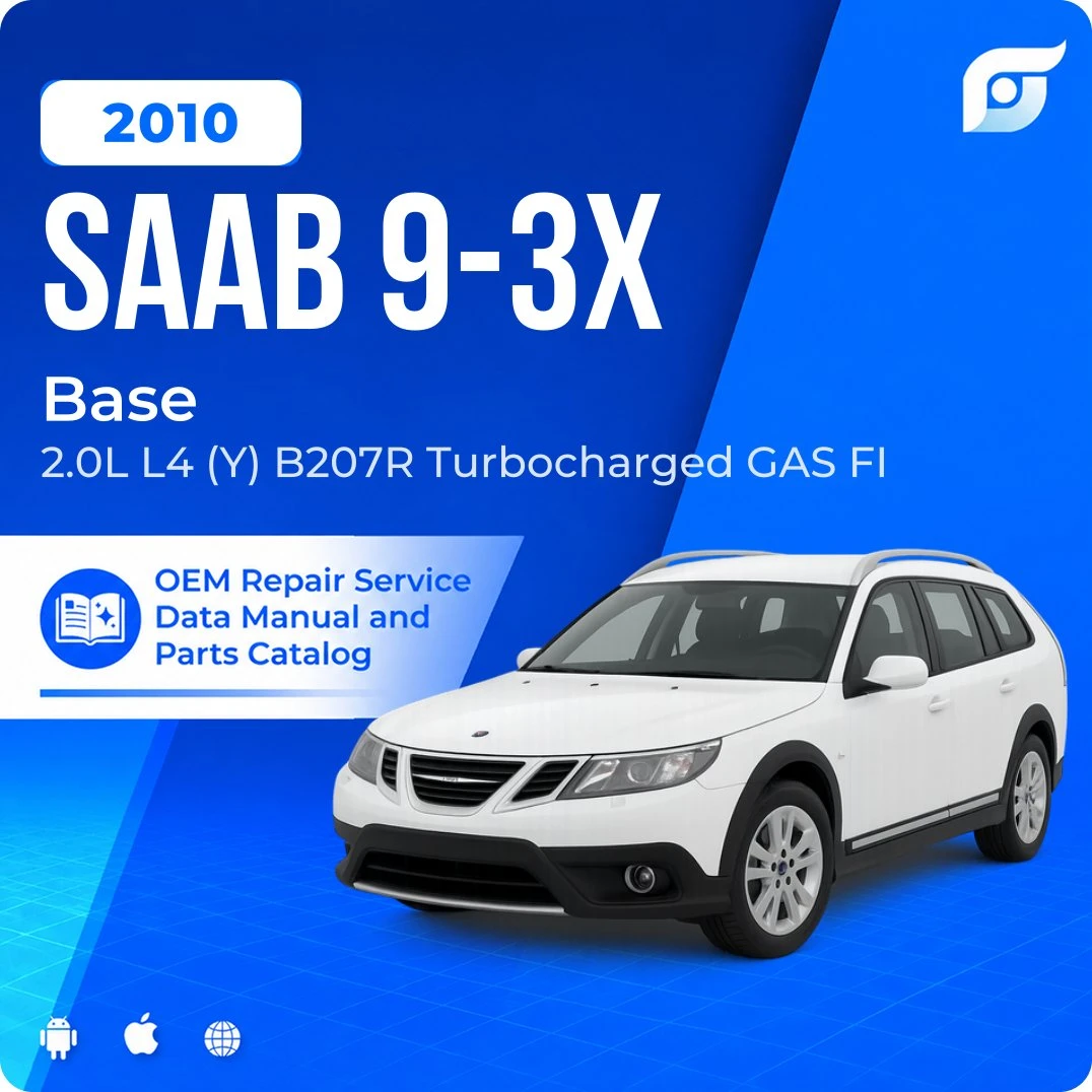 2010 Saab 9-3X Base - OEM Repair Service Manual