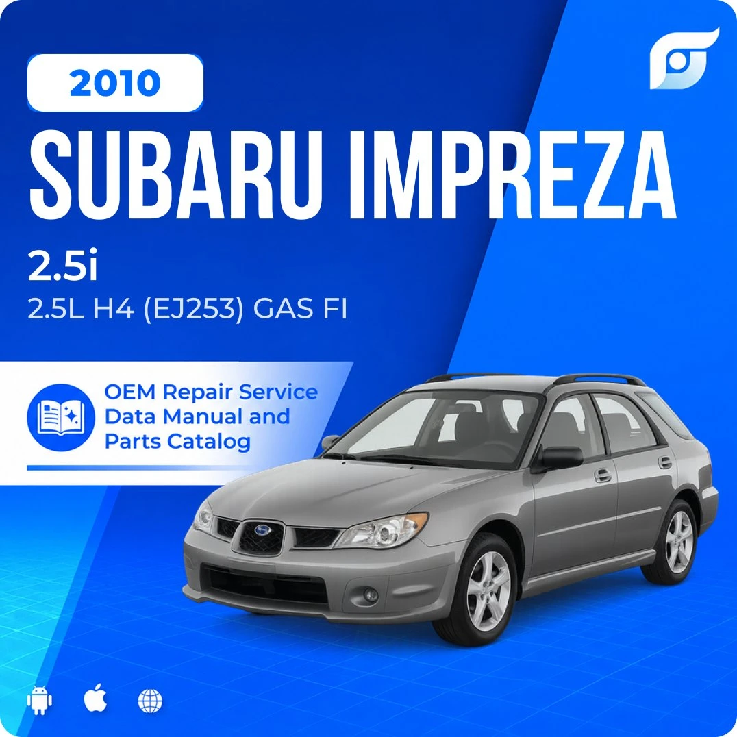 2010 Subaru Impreza 2.5i - OEM Repair Service Manual