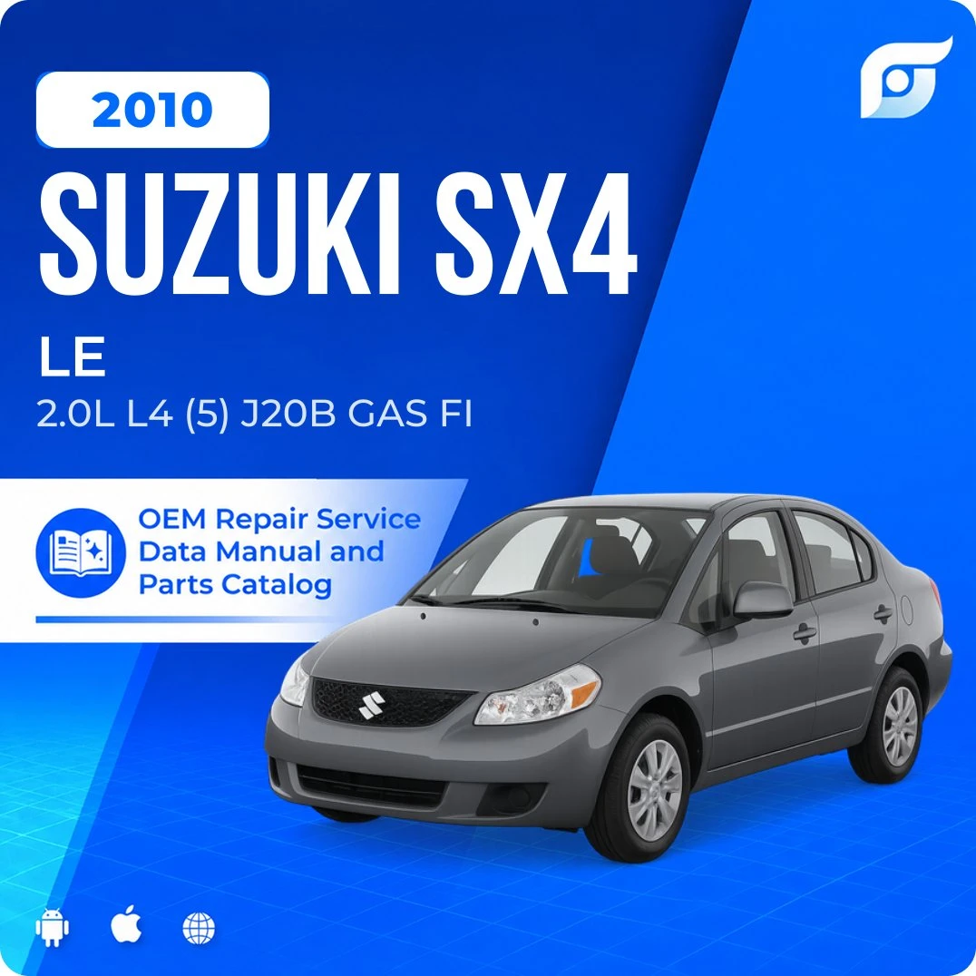 2010 Suzuki SX4 LE - OEM Repair Service Manual