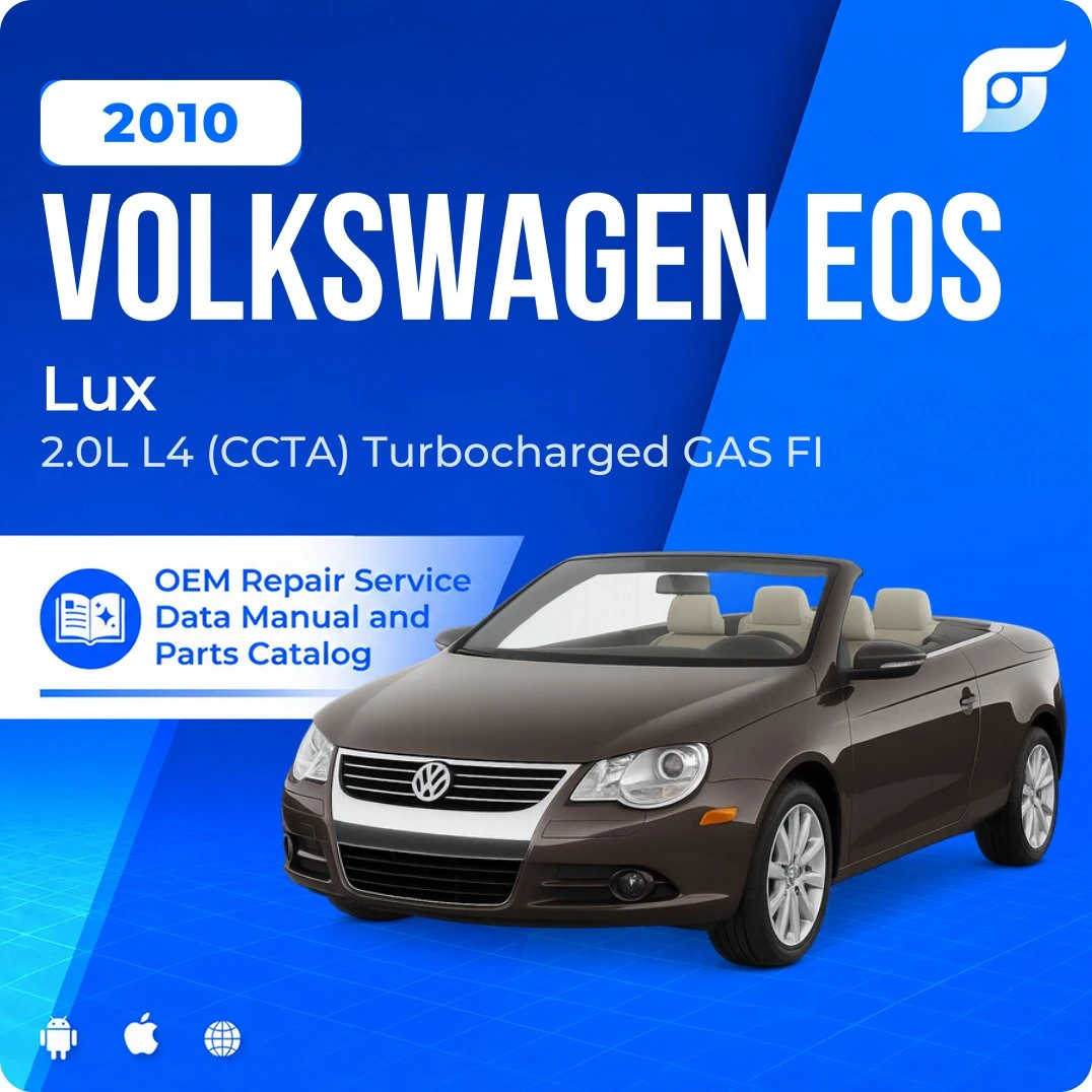 2010 Volkswagen Eos Lux - OEM Repair Service Manual