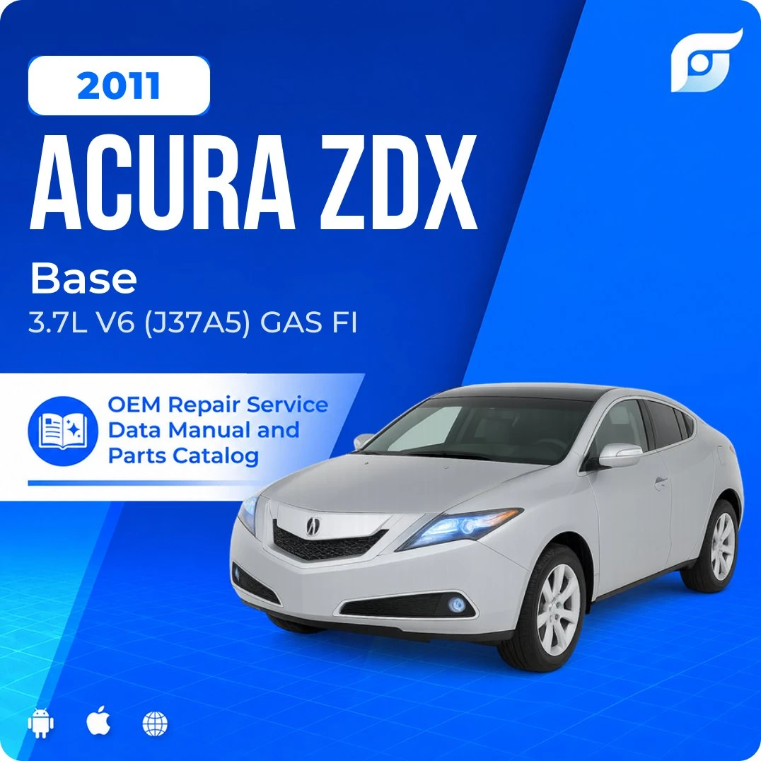 2011 Acura ZDX Base - OEM Repair Service Manual
