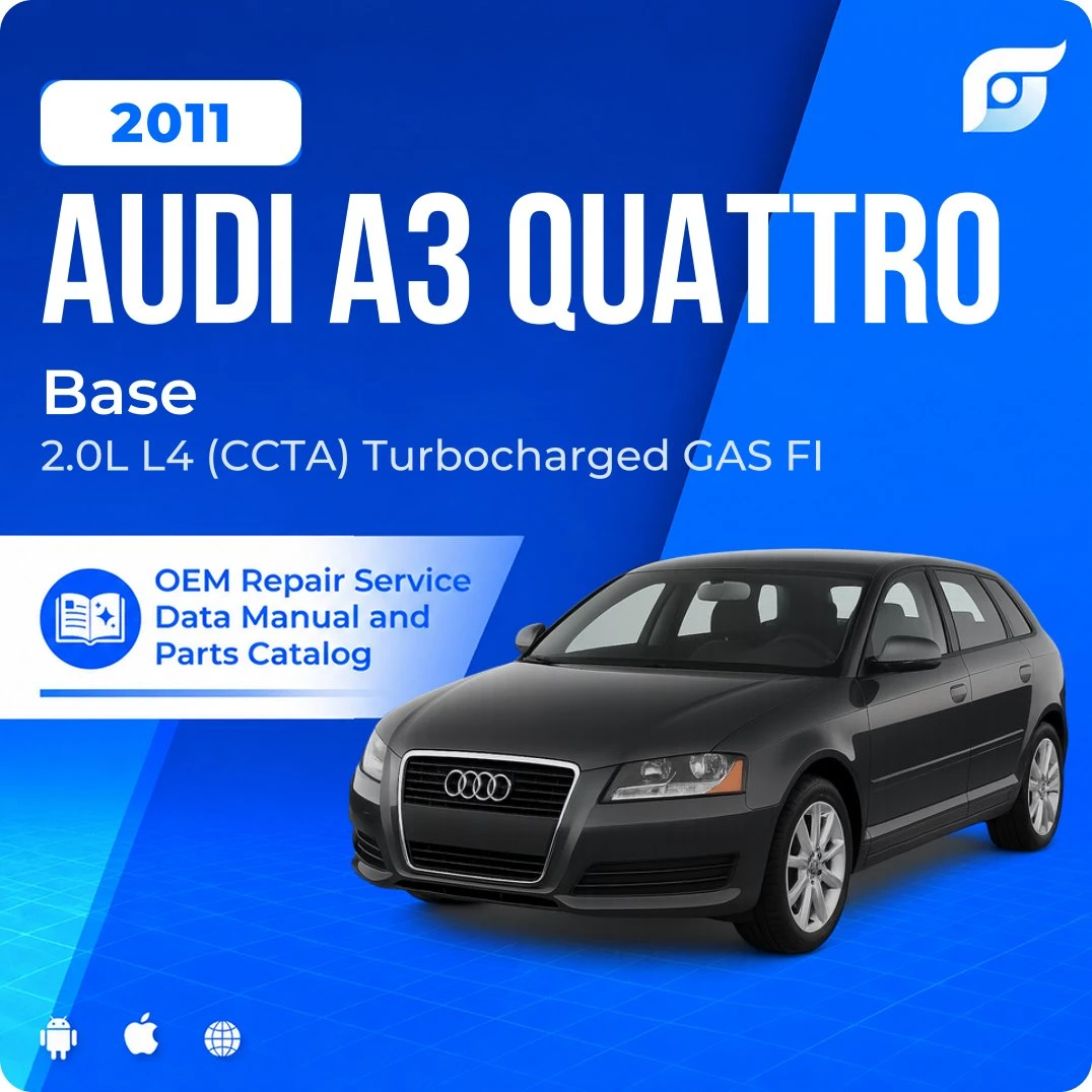 2011 Audi A3 Quattro Base - OEM Repair Service Manual