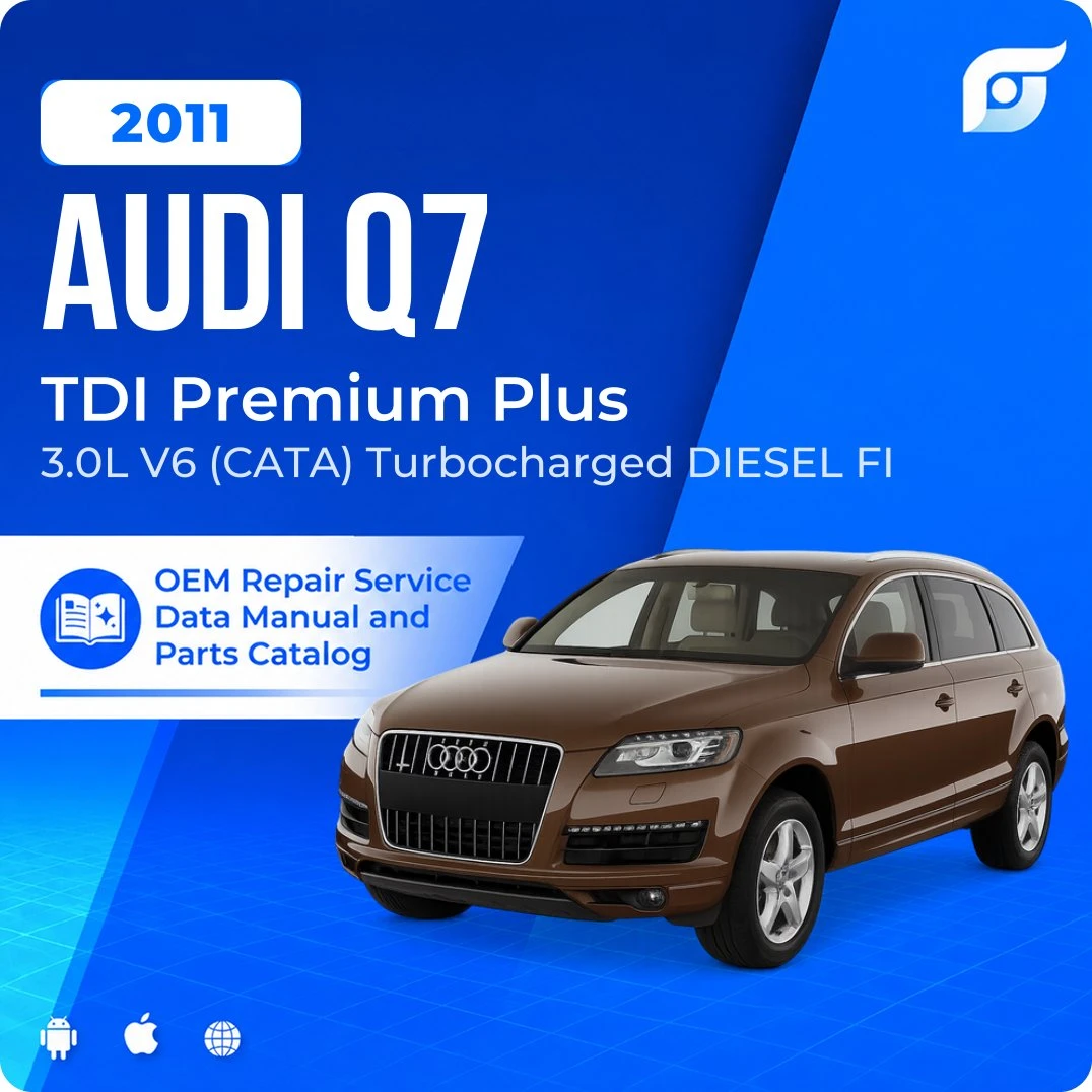2011 Audi Q7 TDI Premium Plus - OEM Repair Service Manual