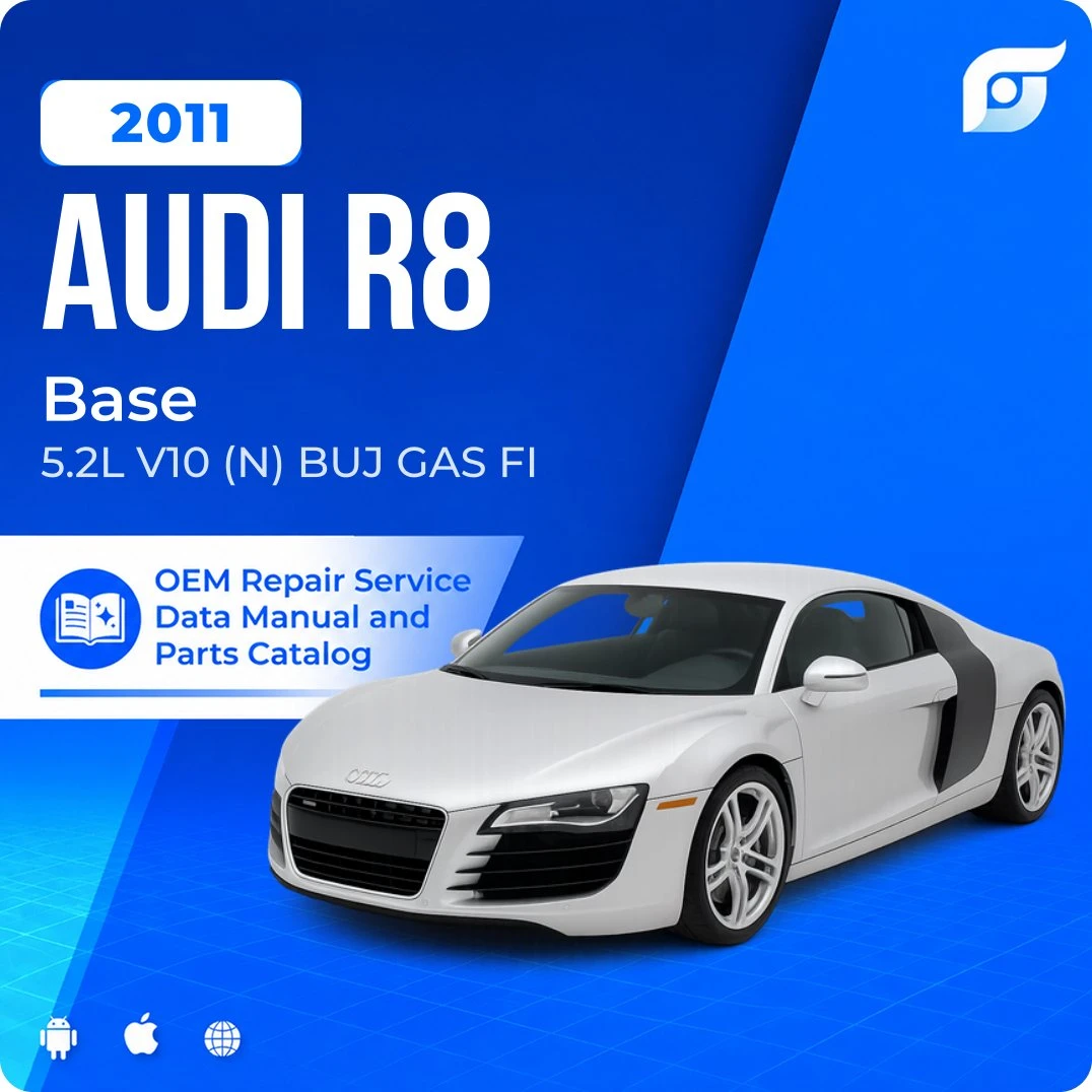 2011 Audi R8 Base - OEM Repair Service Manual