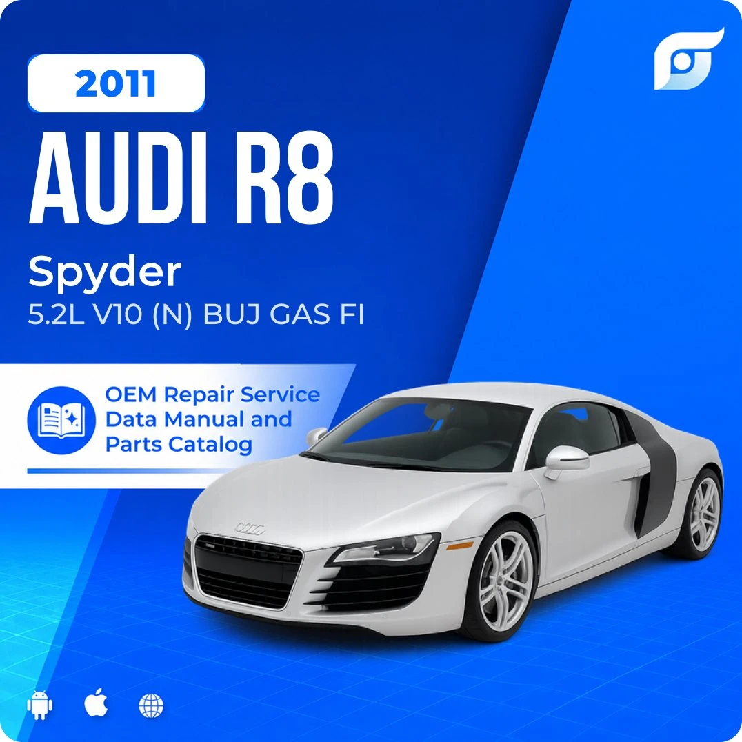 2011 Audi R8 Spyder - OEM Repair Service Manual