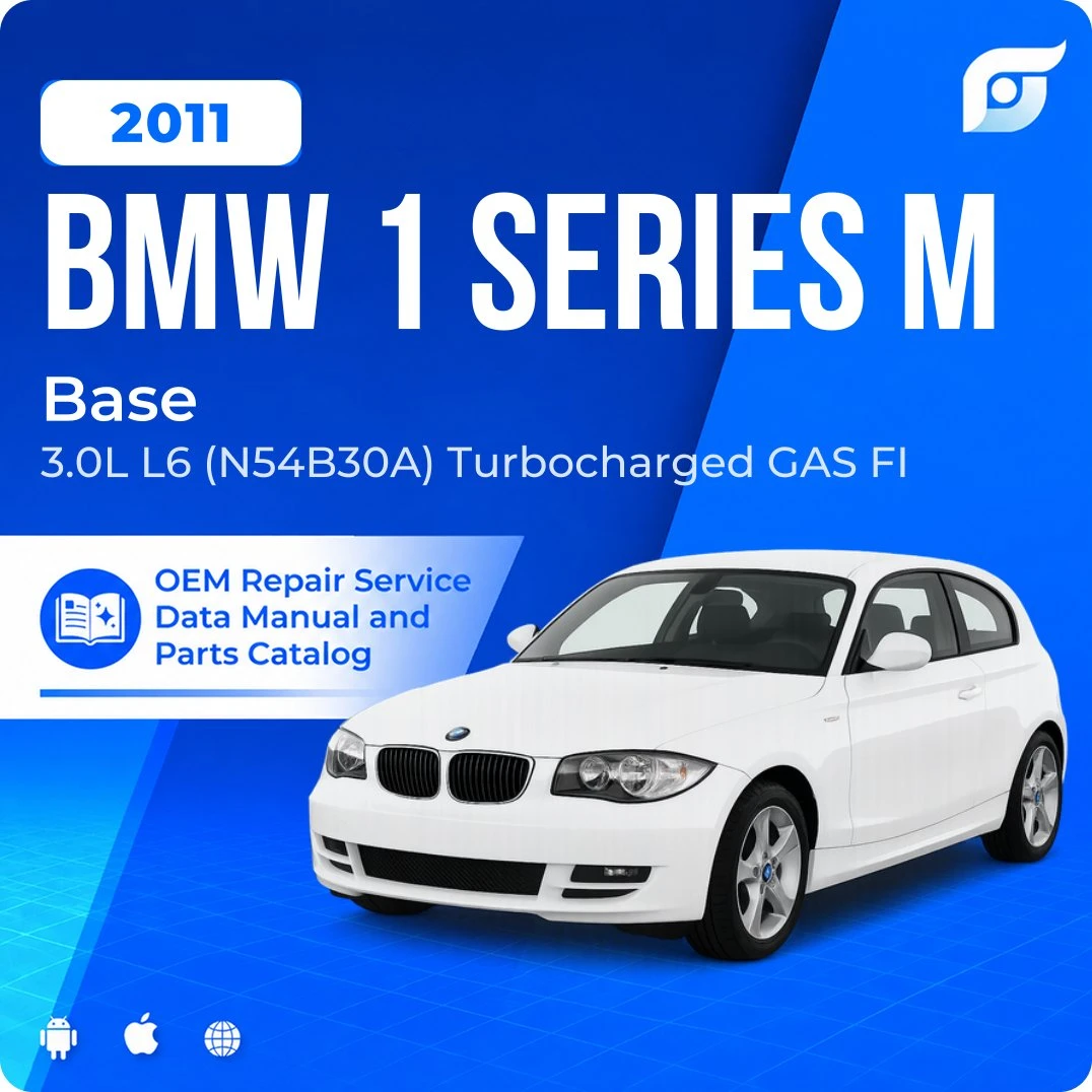 2011 BMW 1 Series M Base - OEM Repair Service Manual