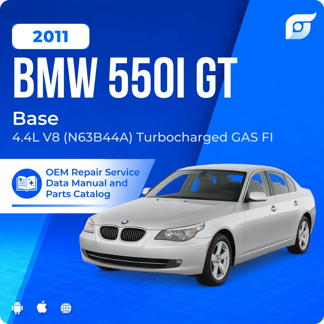 2011 BMW 550i GT Base - OEM Repair Service Manual