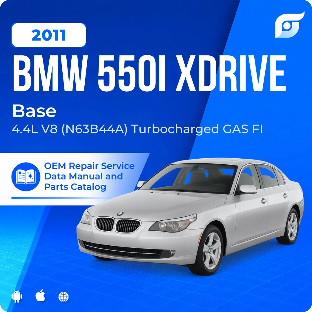 2011 BMW 550i xDrive Base - OEM Repair Service Manual