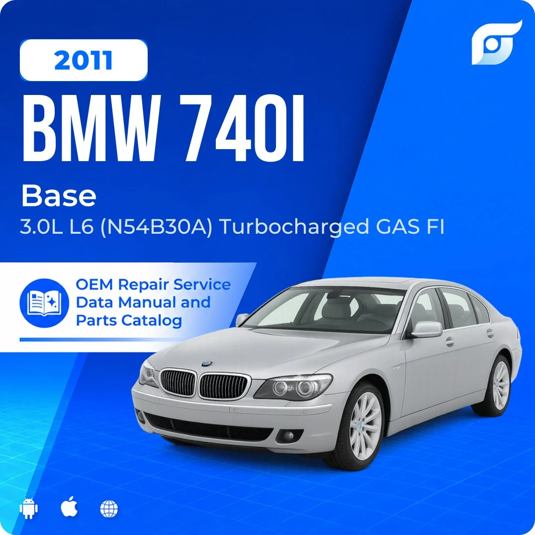 2011 BMW 740i Base - OEM Repair Service Manual