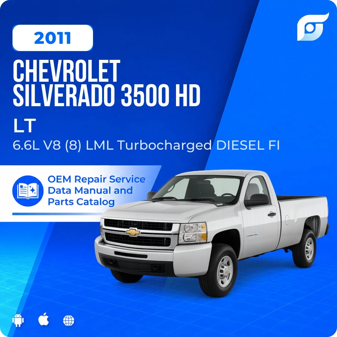 2011 Chevrolet Silverado 3500 HD LT - OEM Repair Service Manual