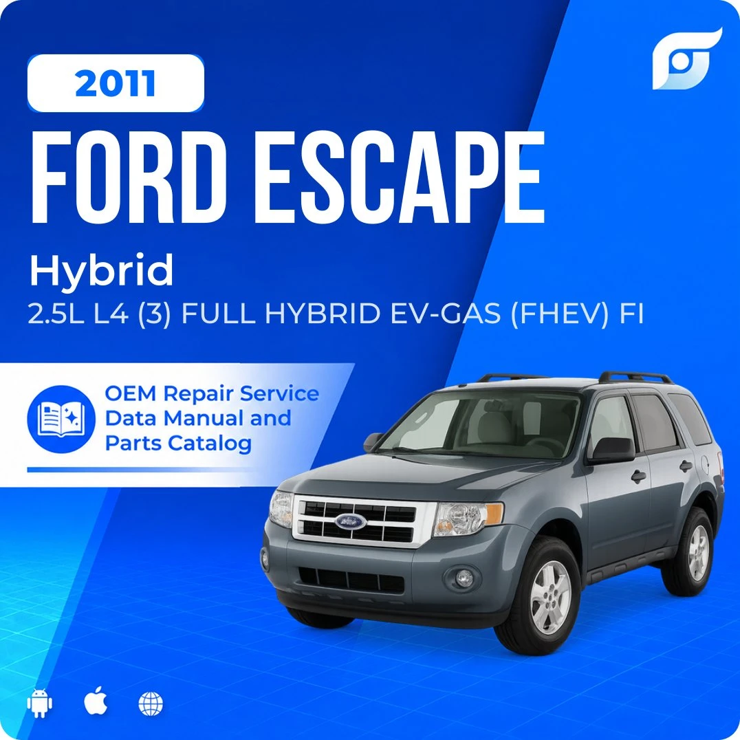 2011 Ford Escape Hybrid - OEM Repair Service Manual