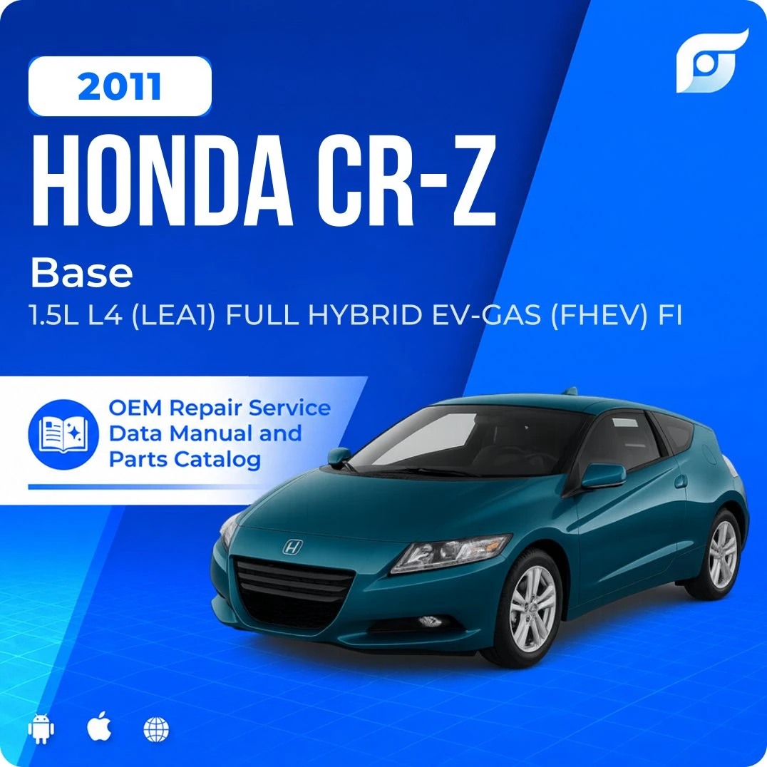 2011 Honda CR-Z Base - OEM Repair Service Manual