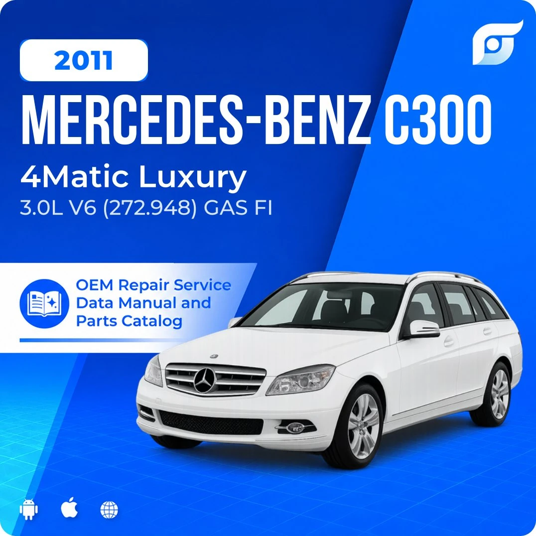 2011 Mercedes-Benz C300 4Matic Luxury - OEM Repair Service Manual