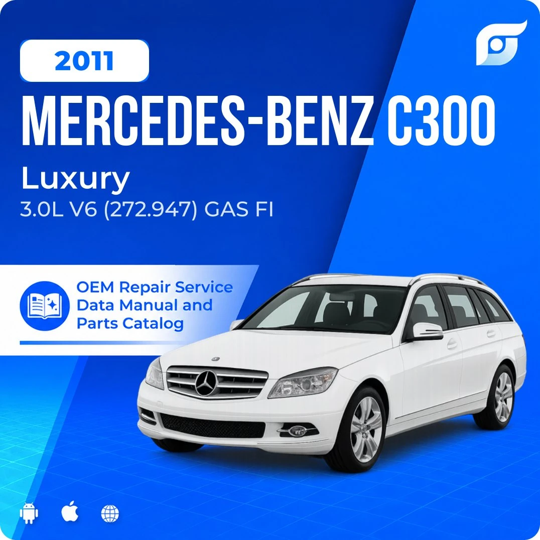 2011 Mercedes-Benz C300 Luxury - OEM Repair Service Manual