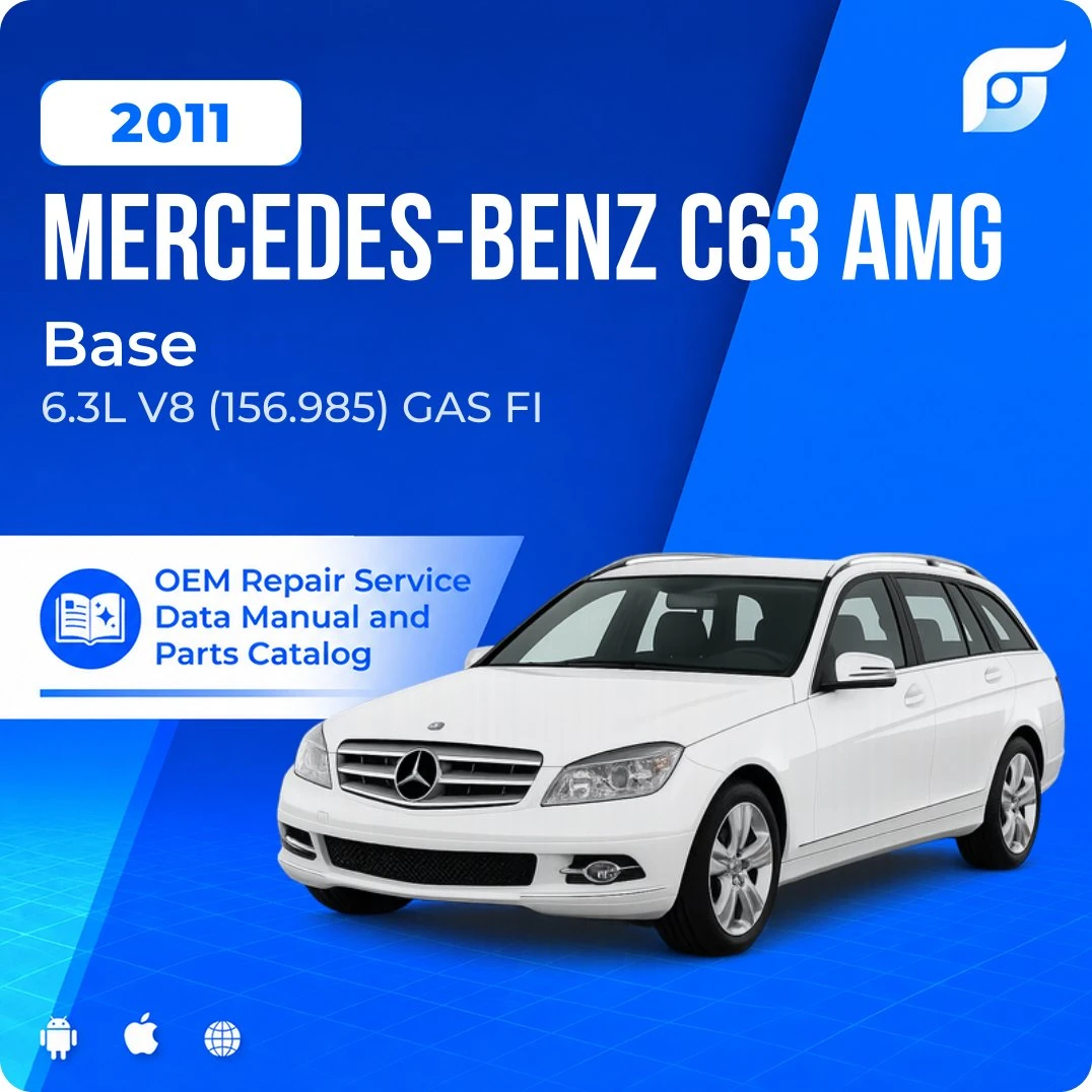 2011 Mercedes-Benz C63 AMG Base - OEM Repair Service Manual