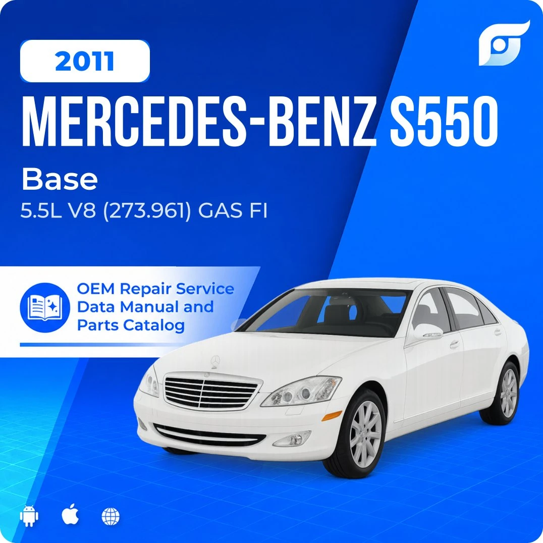 2011 Mercedes-Benz S550 Base - OEM Repair Service Manual