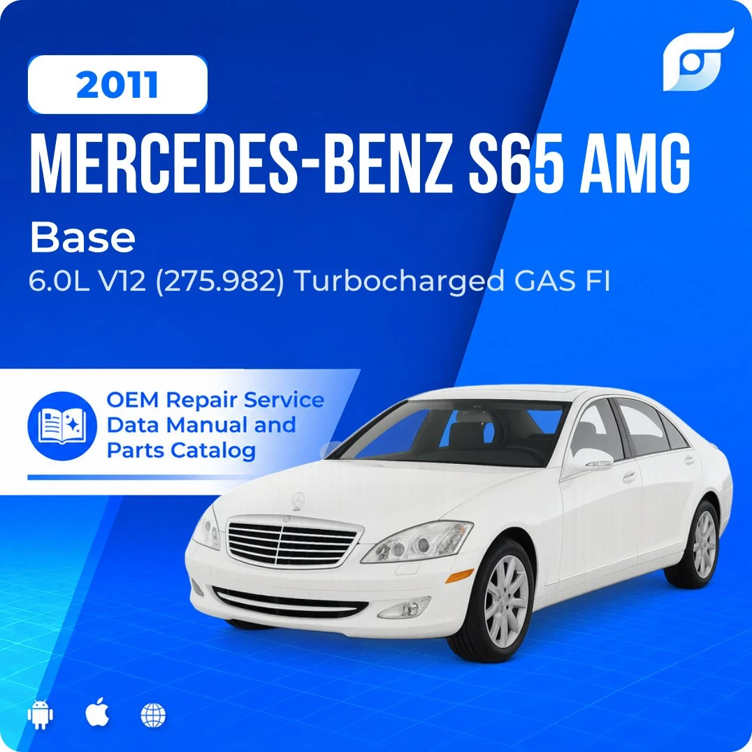 2011 Mercedes-Benz S65 AMG Base - OEM Repair Service Manual
