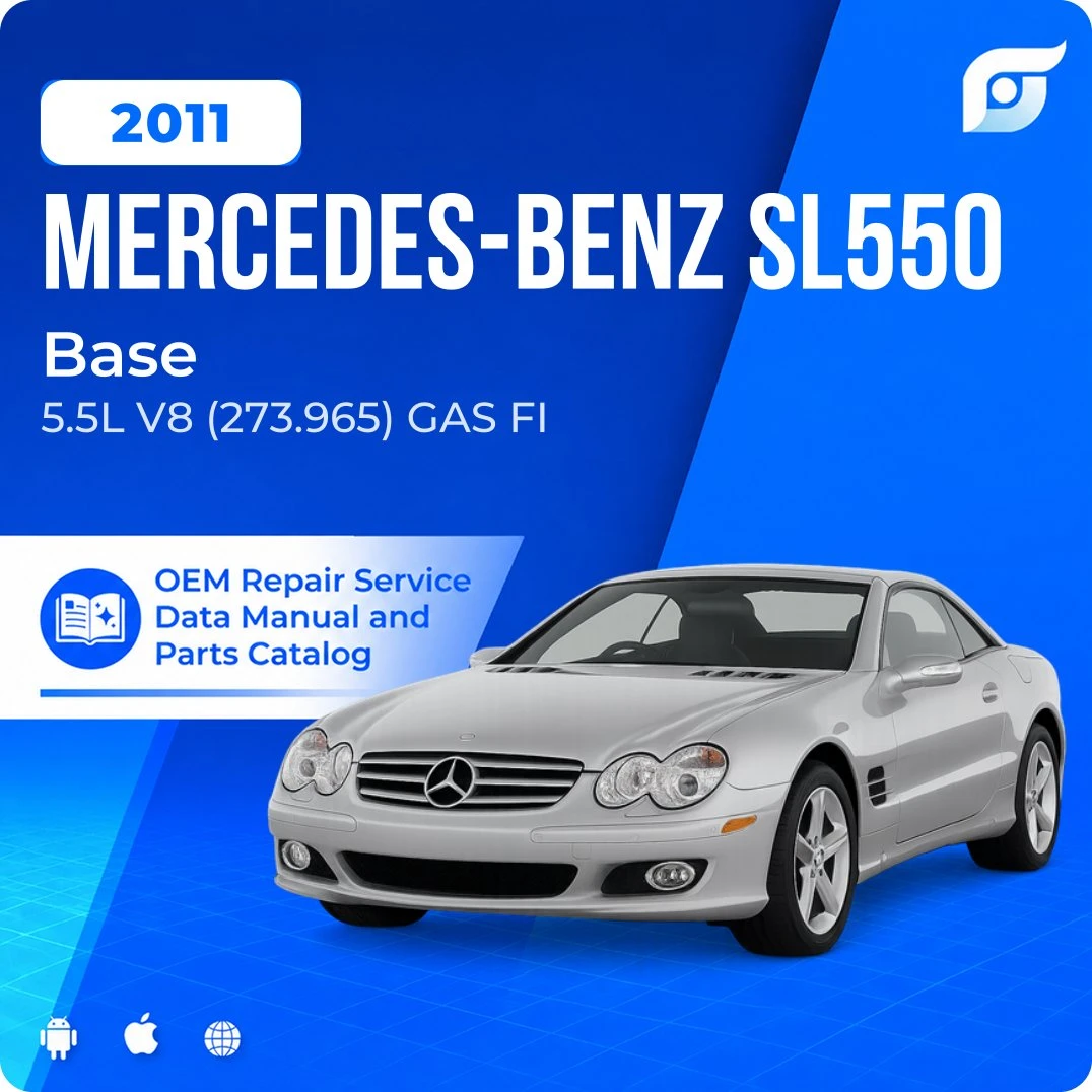 2011 Mercedes-Benz SL550 Base - OEM Repair Service Manual