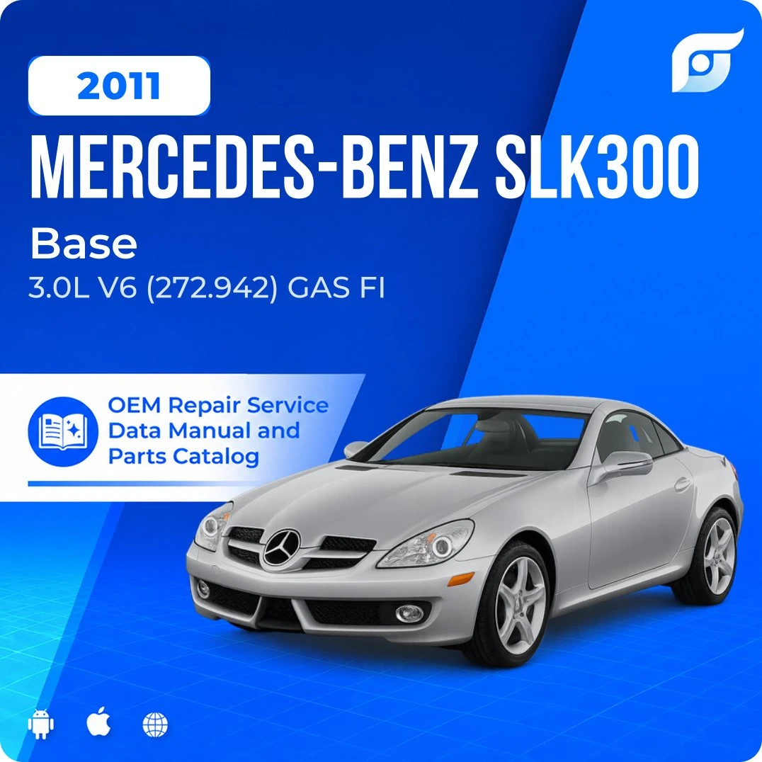 2011 Mercedes-Benz SLK300 Base - OEM Repair Service Manual