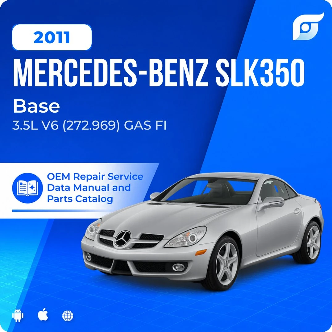 2011 Mercedes-Benz SLK350 Base - OEM Repair Service Manual