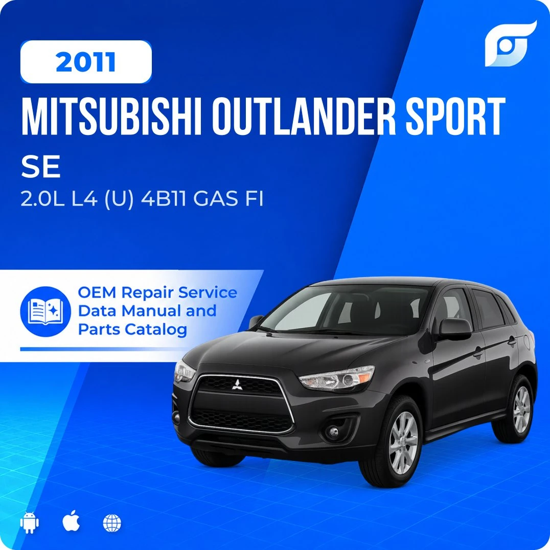 2011 Mitsubishi Outlander Sport SE - OEM Repair Service Manual