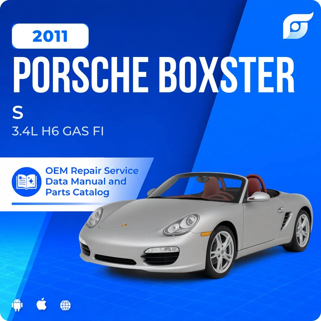 2011 Porsche Boxster S - OEM Repair Service Manual