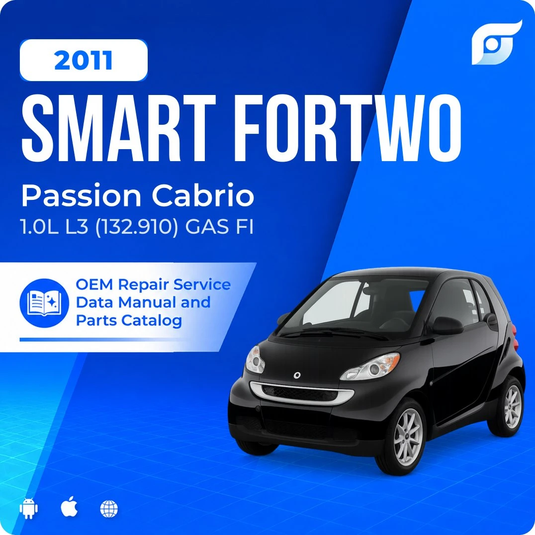 2011 Smart Fortwo Passion Cabrio - OEM Repair Service Manual