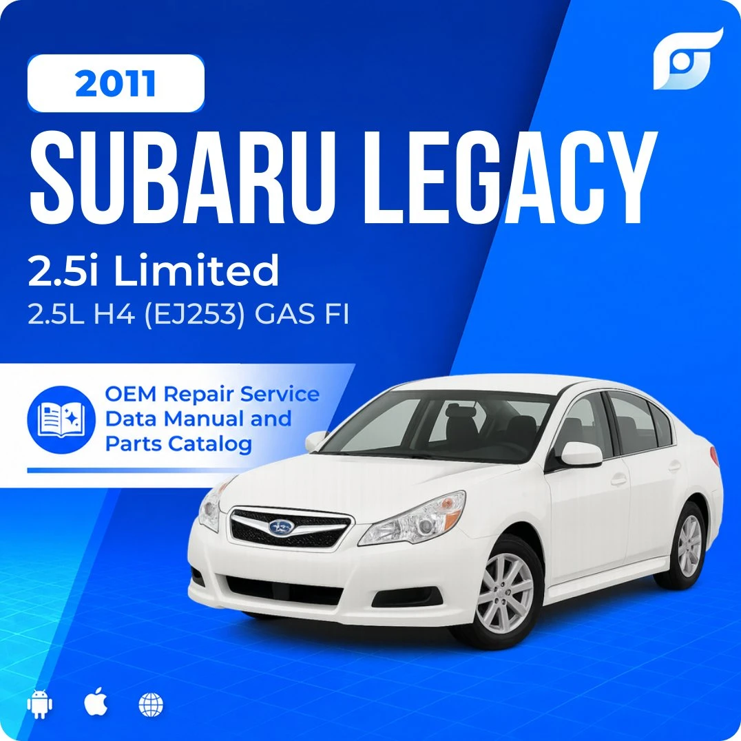 2011 Subaru Legacy 2.5i Limited - OEM Repair Service Manual