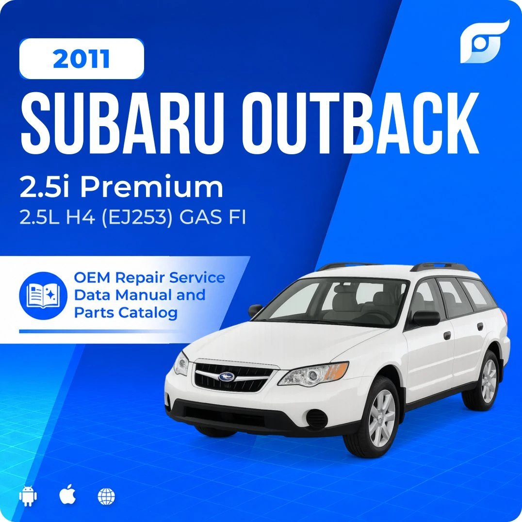 2011 Subaru Outback 2.5i Premium - OEM Repair Service Manual
