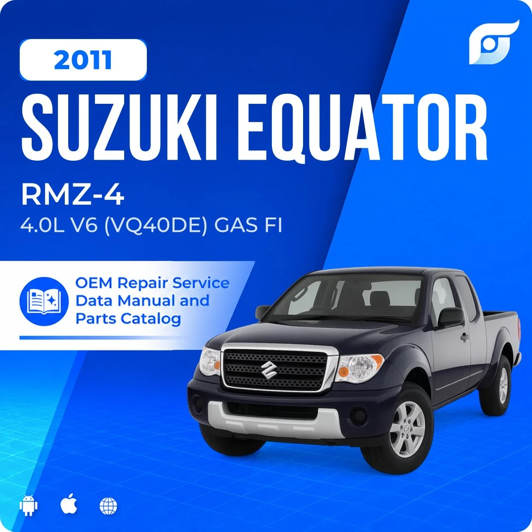2011 Suzuki Equator RMZ-4 - OEM Repair Service Manual