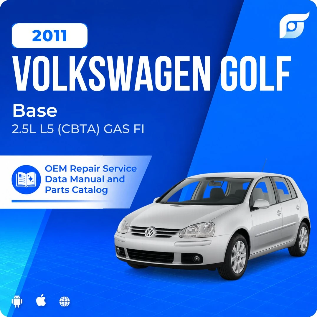 2011 Volkswagen Golf Base - OEM Repair Service Manual