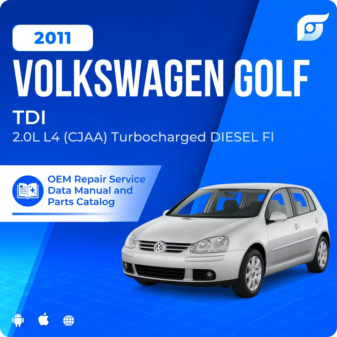 2011 Volkswagen Golf TDI - OEM Repair Service Manual