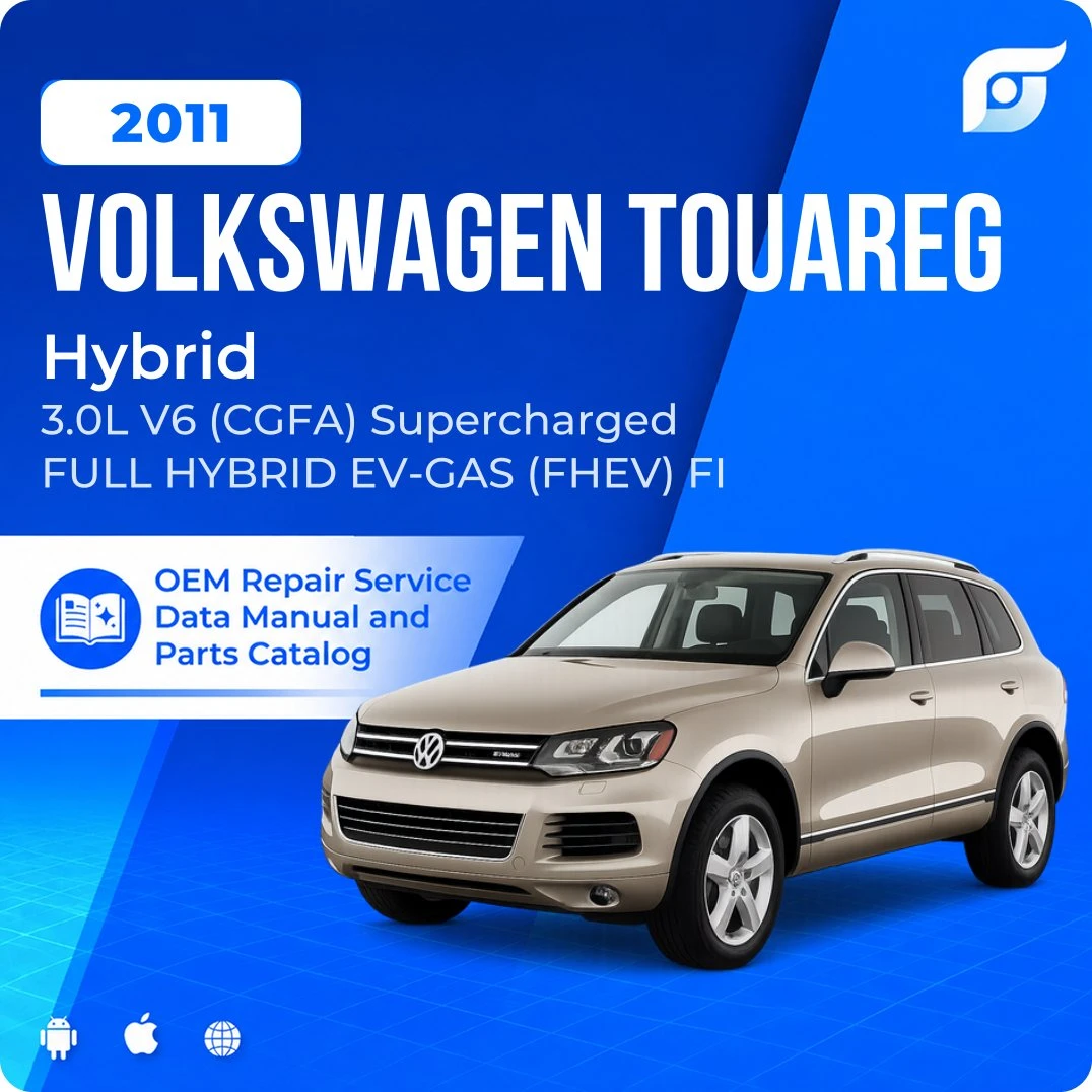 2011 Volkswagen Touareg Hybrid - OEM Repair Service Manual